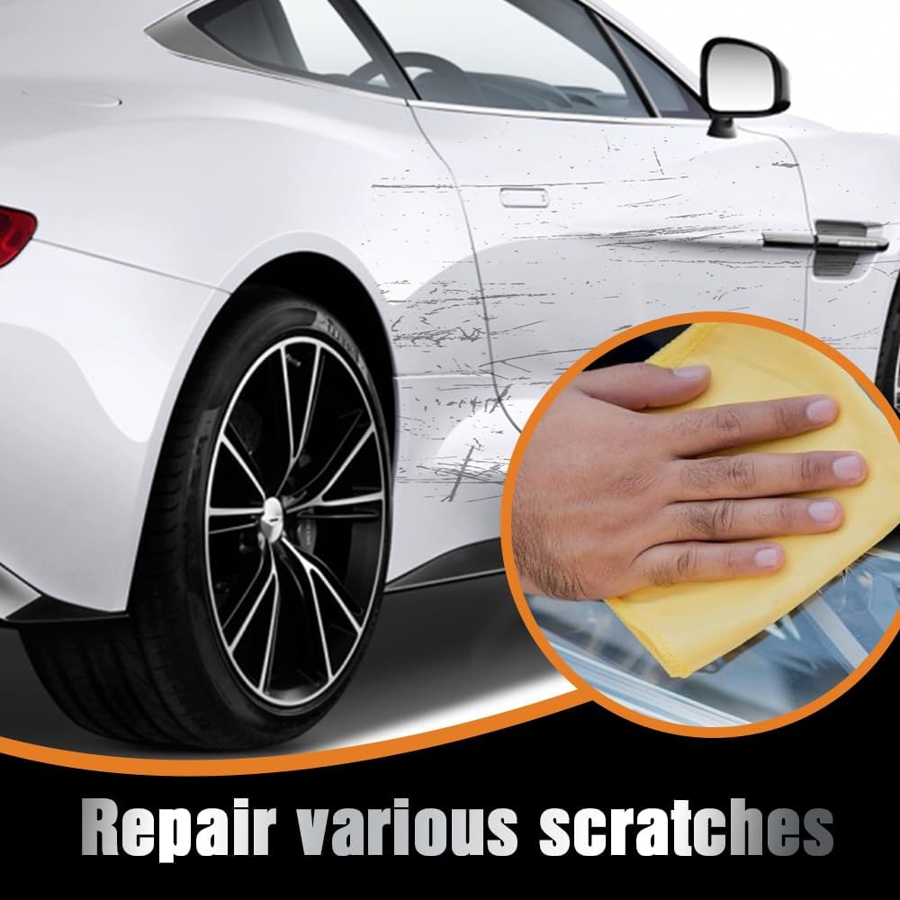Car scratch remover, vehicle paint restoration polish, scratch repair wax for cars, restoring the shine of car paint (2)