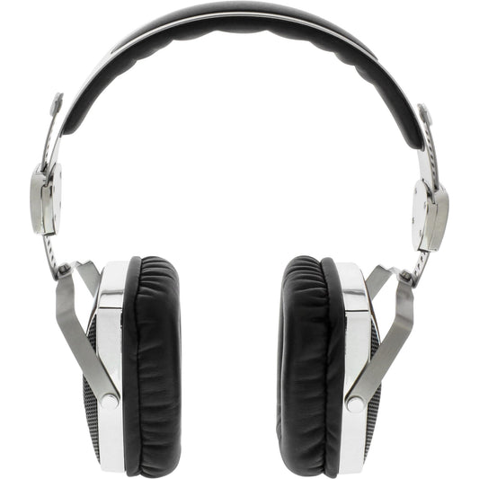InLine 55358 wood on-ear, headset with cable microphone and function button, walnut real wood, black