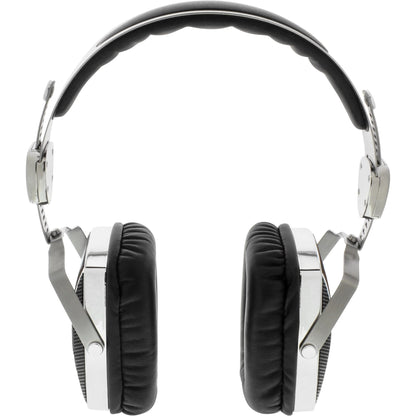InLine 55358 wood on-ear, headset with cable microphone and function button, walnut real wood, black