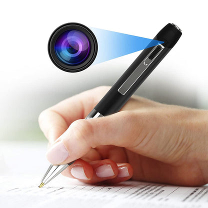 OctaCam pen camera with 2k video, motion detection, and photo function.