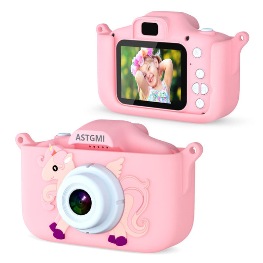 Children's camera, 2.0" display digital camera, gifts for 3 4 5 6 7 8 9 10 11 12 year old boys and girls, 1080P HD anti-drop children's camera for birthday gift Christmas toy.