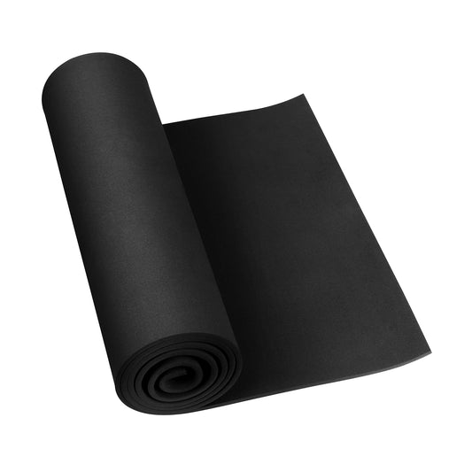 6mm black Eva foam, EVA foam for cosplay, 35.5x124.5cm with high density 86kg/m3 Eva foam sheet for arts and crafts costume DIY project (6mm black)