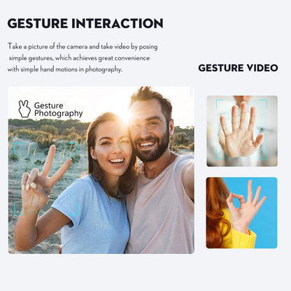 Goolsky Drone with Camera 4K, Drone Dual Camera Track Flight Gravity Sensor Gesture Photo Video Altitude Hold Headless Mode RC Quadcopter for Adults Kids