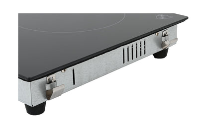 K&H glass ceramic cooktop HC-N-3402 [2 zones] - hob with 2 cooking zones - 2 plate hob - 2 independent cooking zones - double cooking plate - installable & freestanding - 60cm - 3400 watts - 9 power levels