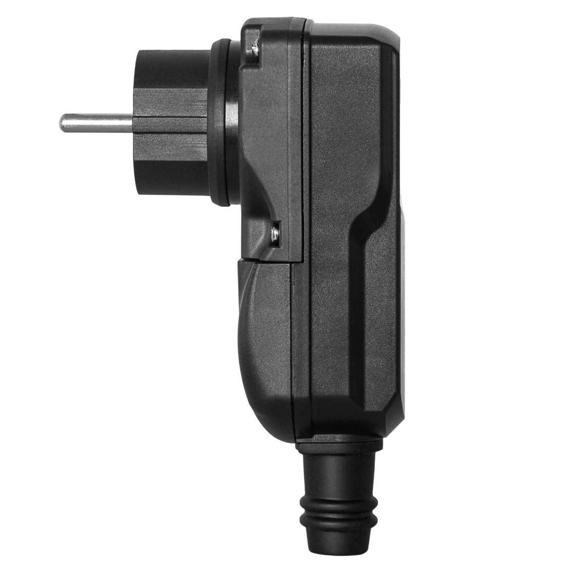 ALLEGRA electricity meter for caravan camping RVs outlet MID calibrated power Schuko plug submeter power consumption measuring device with 10m CEE coupling adapter PH10