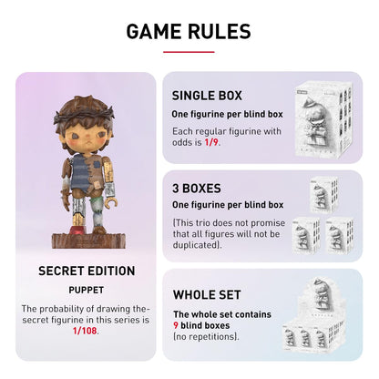POP MART HIRONO Reshape Figurine 9PC Pop Figures Random Figures Action Figures Collectible Figures and Collector Art Toys Toy Figures Gift