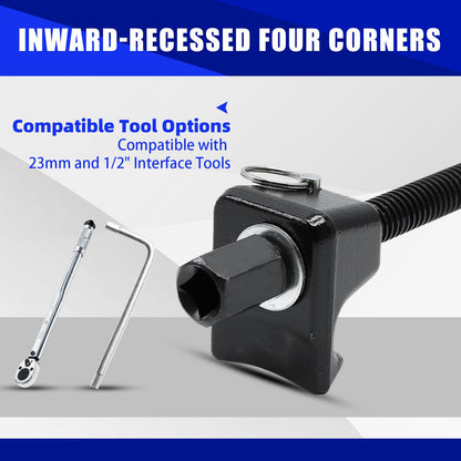 CCLIFE coil spring compressor 320mm, 2-piece professional car spring compressor tool for shock absorbers.