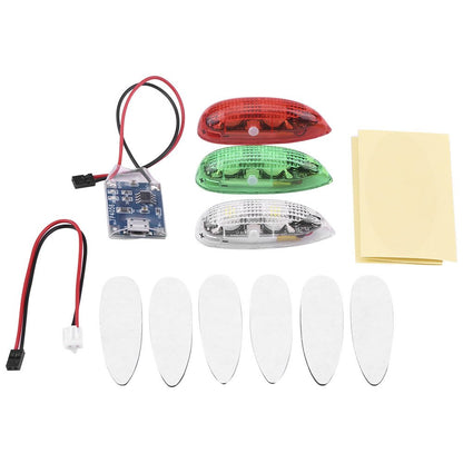 rc fixed wing light, wireless LED light for rc fixed wing aircraft, light for rc helicopter, drone, model airplane, DIY projects