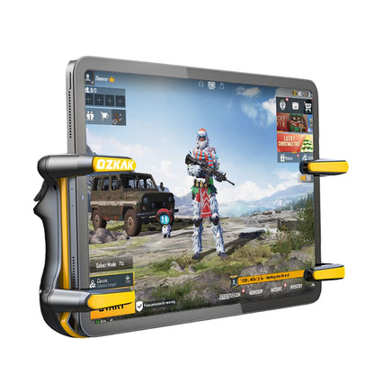 Ozkak Tablet Game Controller Rapid Fire Mobile Trigger Joystick Gamepad for PUBG COD iPad Android