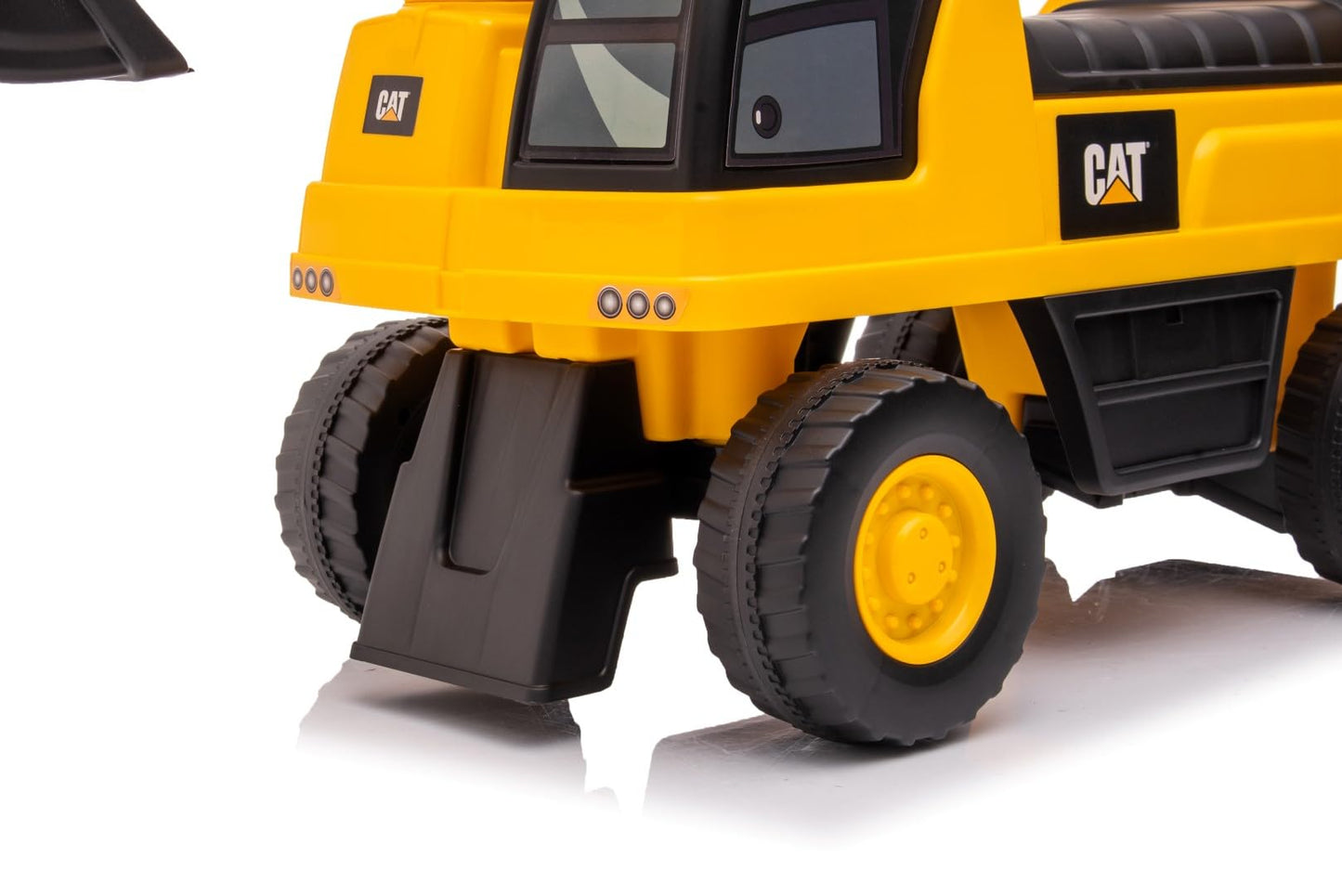 Sun baby sit-on excavator with built-in storage compartment, digger for kids, kids excavator with 2 sound buttons, sandbox digger, ride-on excavator, shovel excavator, suitable for children aged 1 year and older.