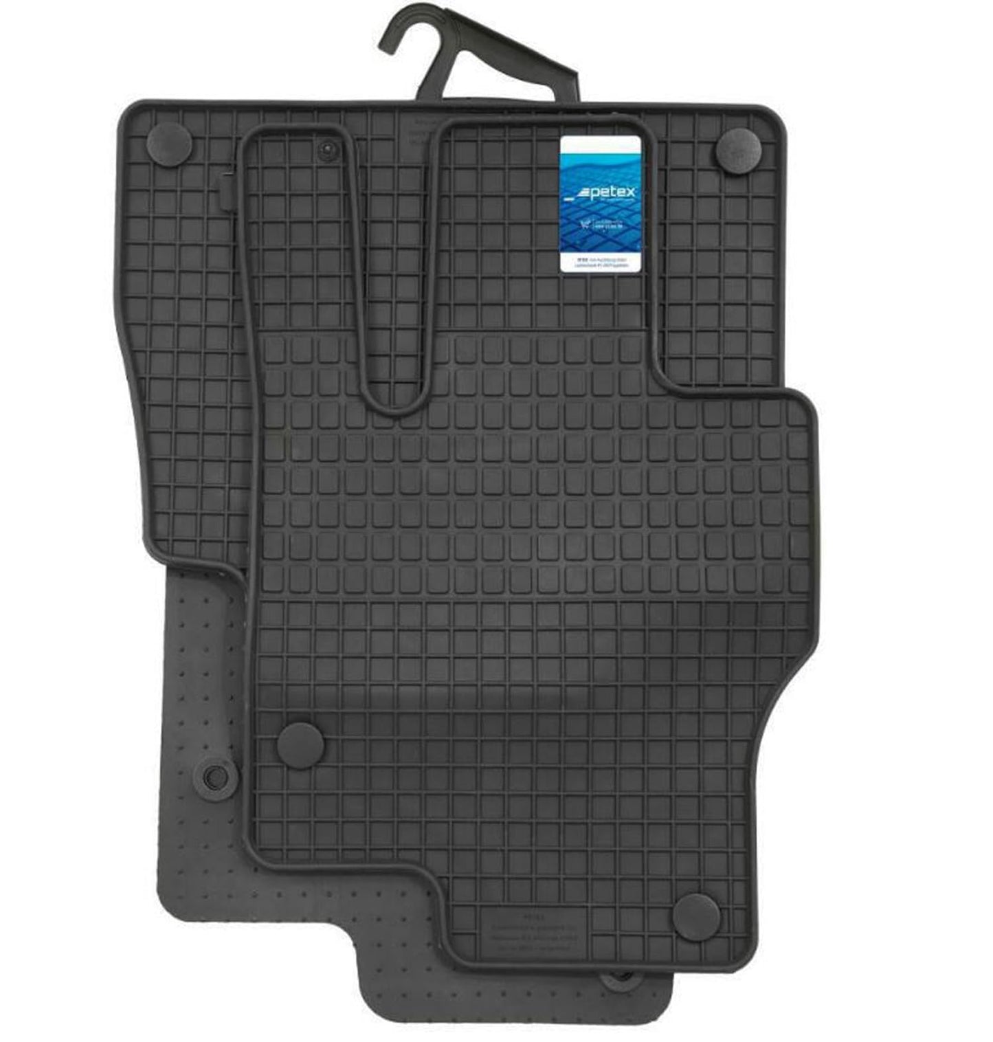 Automotive premium parts24 Premium Rubber Mats Compatible with GLE 4-Matic (V167) + GLE Hybrid from 10/2018 Floor Mats Rubber All-weather 100% Precise Fit Black