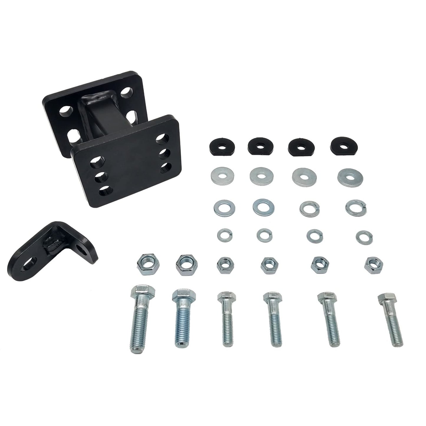 XIMPLIO adapter extension hook extension for flange ball trailer hitch with ABE (75 mm)