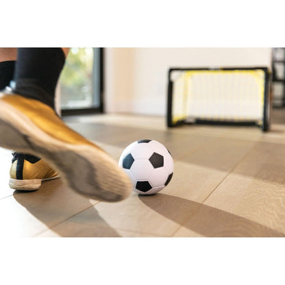 SKLZ Pro Mini Goal, includes 5" soft ball, easy to assemble, White/Yellow