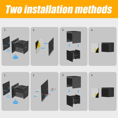 Aipsun 2 Pack Wireless Battery Wall Light with Motion Sensor, 5500mAh Wall Light Up and Down Indoor LED Wall Light, 5W, Aluminum, 3000K Warm White, Suitable for Hallways and Stairs (Anthracite)