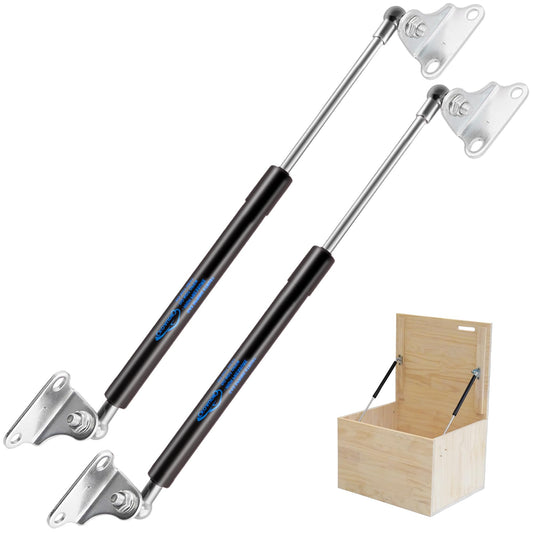 KOADUB 500MM 20.4KG/200N gas spring 2 pieces L-type gas damper for storage compartment lid RV bed basement door shock absorber compression spring gas damper suitable weight 17-23kg (20in-45LB)