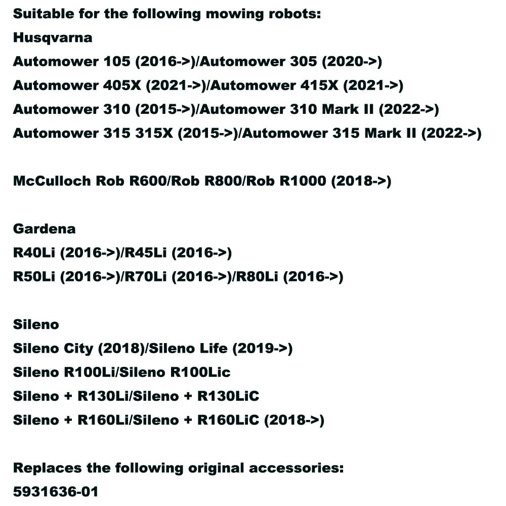 ENJOY-UNIQUE 28V Adapter Charger compatible with Husqvarna Automower 105 305 310 315X 405X 415X 420 430X 2016-2022, also compatible with Gardena/Sileno/Robotic McCulloch Rob R600 Lawnmower.