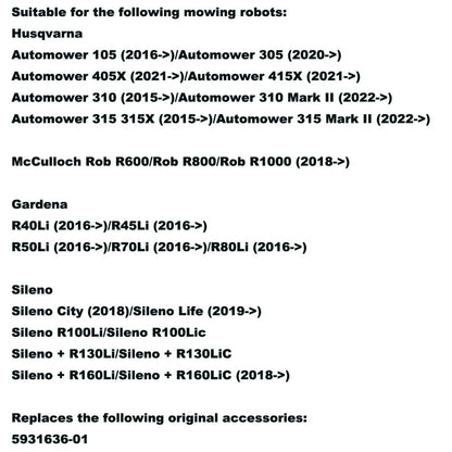 ENJOY-UNIQUE 28V Adapter Charger compatible with Husqvarna Automower 105 305 310 315X 405X 415X 420 430X 2016-2022, also compatible with Gardena/Sileno/Robotic McCulloch Rob R600 Lawnmower.