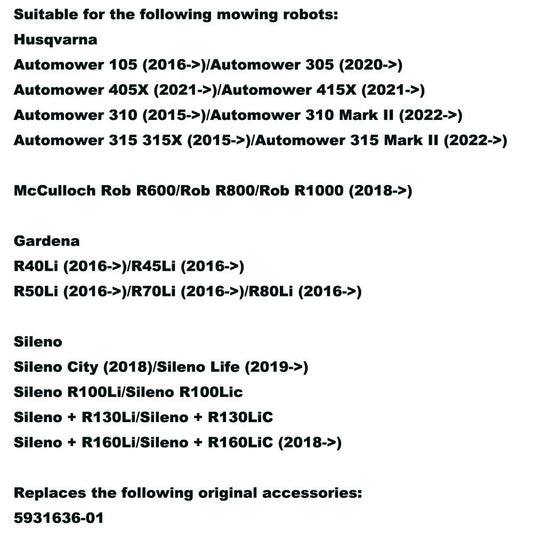 ENJOY-UNIQUE 28V Adapter Charger compatible with Husqvarna Automower 105 305 310 315X 405X 415X 420 430X 2016-2022, also compatible with Gardena/Sileno/Robotic McCulloch Rob R600 Lawnmower.