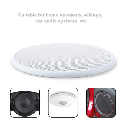 2PCS Speaker Grill, Speaker Cover Protective Metal Mesh, Audio System Grille Speaker Cover for Speaker/Car Audio System (8 Inch)