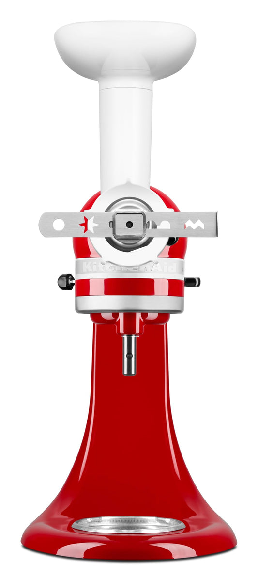 KitchenAid Attachment Meat Grinder - 5KSMFGCA - Chopper for KitchenAid stand mixer - Vegetable grinder - with spritz cookie attachment in 5 shapes.
