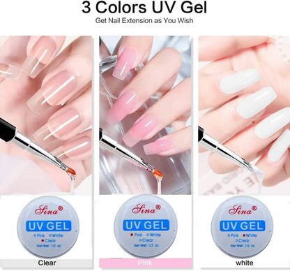 Acrylic Nail Kit with acrylic powder liquid and basic acrylic nail art tools nail DIY decoration acrylic nails starter kit gift box set