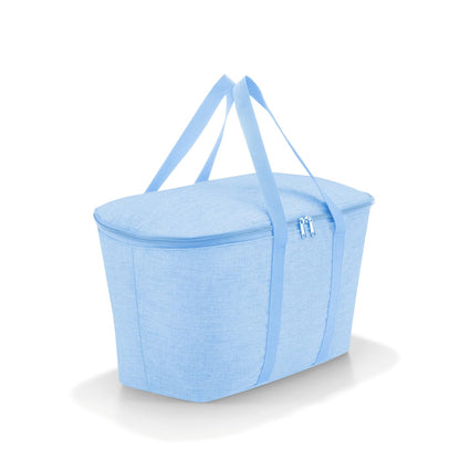 reisenthel coolerbag Twist Powder Blue - Cooler bag made of high-quality polyester fabric - Ideal for picnics, shopping, and on the go.