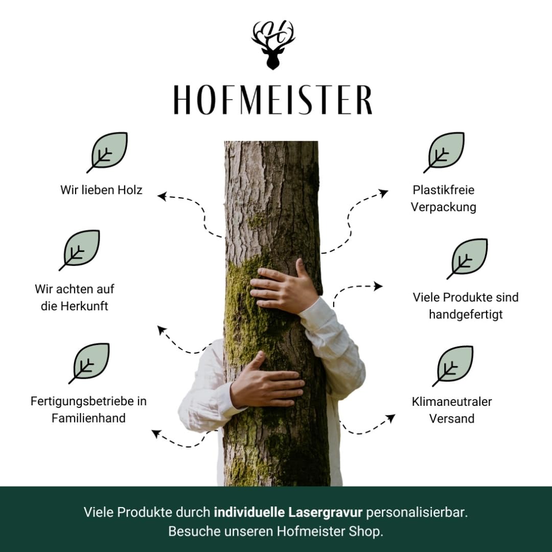 HOFMEISTER® sauna headrest, 40 cm, height adjustable, made of sturdy linden wood, stable sauna backrest ergonomic back support, relax & unwind in the steam bath