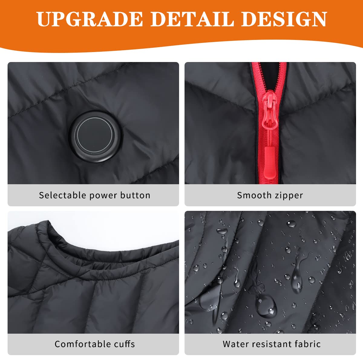 Unzip Heated Vest for Women with Battery Pack, Lightweight Electric Heated Vest for Women, Rechargeable USB Vest with Pockets, Warm Winter Slim Fit Vest Fishing Outdoor Hiking Hunting Vest