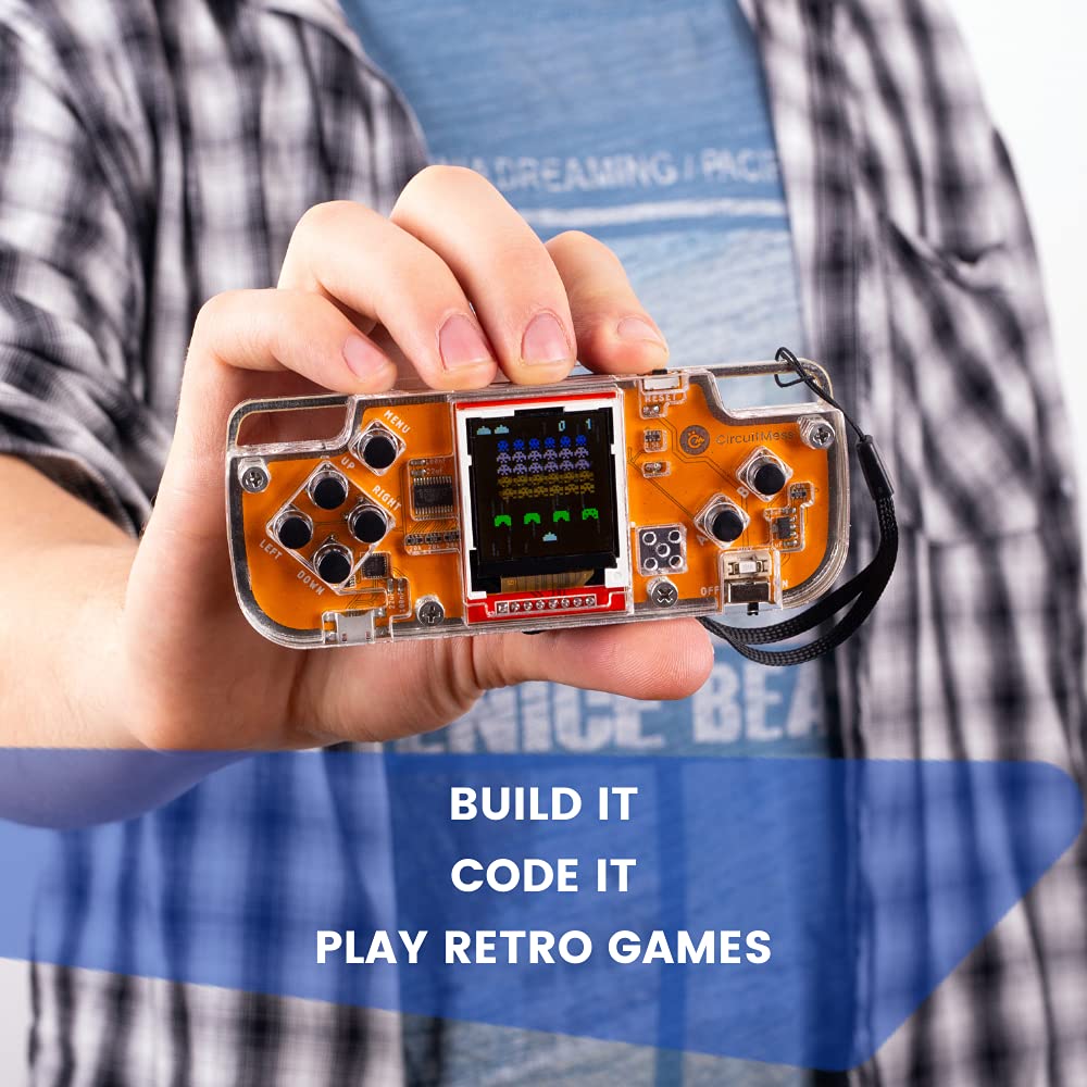 CircuitMess Nibble - DIY game console kit | Educational science kit for kids | STEM projects for kids 9 and up |
