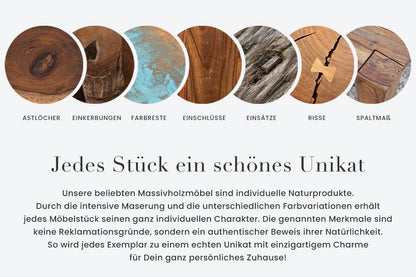Invicta INTERIOR at riess-ambiente.de offers the tree trunk stool ROOT. Made of solid teak root wood, this versatile piece serves as a stool, side table or footrest in natural style.