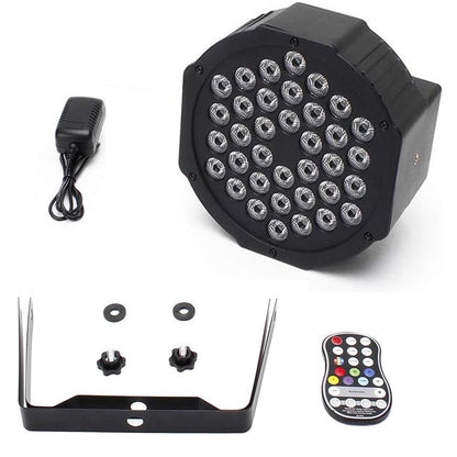 ZonQoonz 8PCS Rechargeable LED Par Light, RGB 36 LED Spotlight Battery DMX Stage Light with Remote Control 7 Lighting Modes for DJ Disco Party Light Stage Light