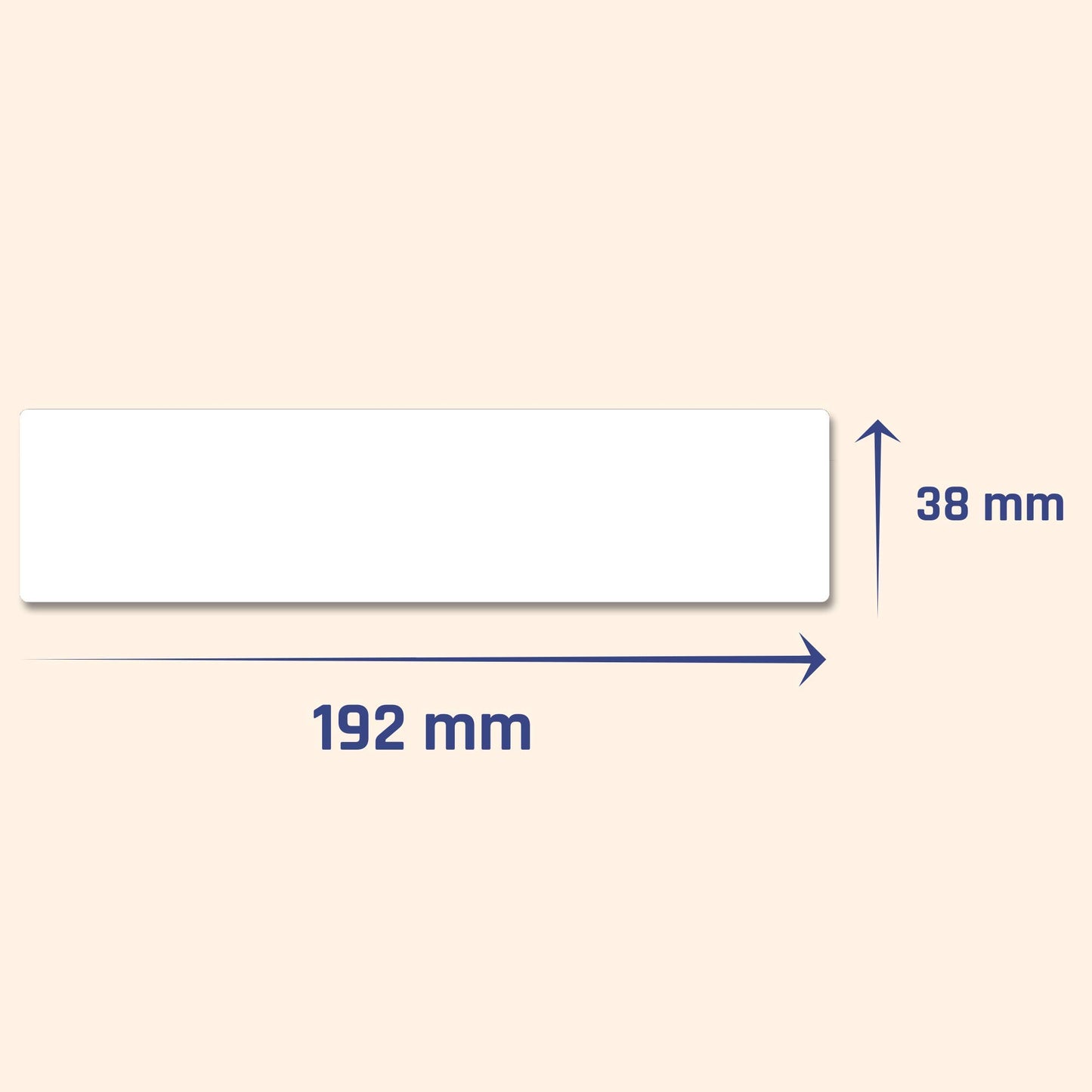 192 x 38 mm, 150 sheets, self-adhesive binder spine labels stickers printable A4
