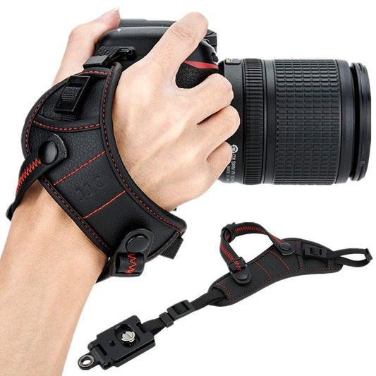 JJC wrist strap for DSLR camera Canon Nikon Olympus Sony Panasonic Pentax (with Arca Swiss Type Plate)