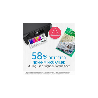 HP 712 Black 38 ml Original Ink Cartridge (3ED70A) with HP original ink, for DesignJet T650, T630, T250, T230 & Studio series large format printers, also compatible with HP 713 DesignJet printhead.