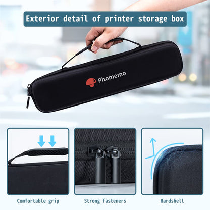 Phomemo M08F, M08D, A4 printer bag, portable bag compatible with M08F, P831 portable thermal printer (box only).