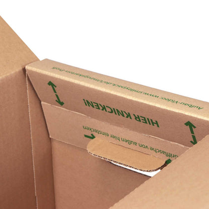 30 x moving box, 621 x 301 x 331 mm, can hold up to 40 kg, professional quality cardboard for moving, moving crate, moving boxes, box, crate, large and sturdy, file box, book box
