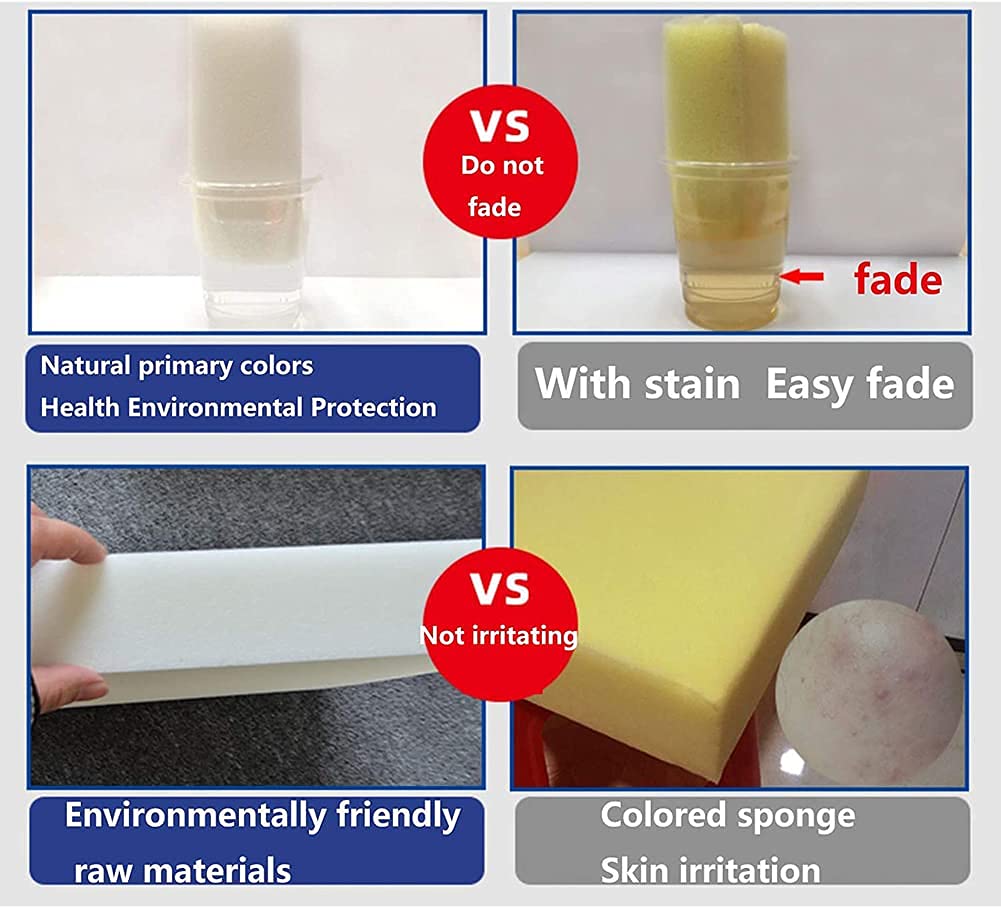 YURO Extra Long Foam Pillow - high-density cushion foam pad for floor mattress and seat cushion.