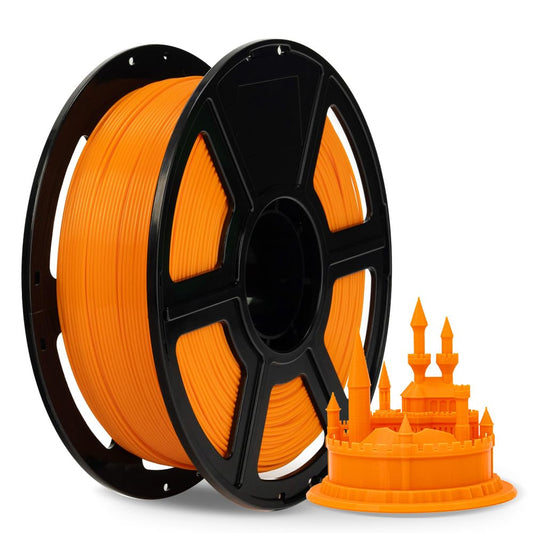 FLASHFORGE ABS PRO 3D Printer Filament, Durable and Heat-resistant Filaments, 1kg spool (2.2lbs), Dimensional Accuracy +/- 0.02mm, Strong and Long-lasting ABS Consumables (Orange)