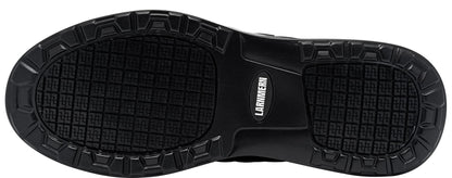 LARNMERN Work Shoes Men Women Safety Shoes S1 Steel Toe Shoes Slip Resistant SRC Lightweight Sporty Air Cushion Breathable Cushioning (42.5EU, Black L213057)
