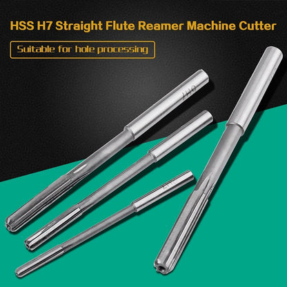 10 pieces of H7 HSS straight reamer machine cutter 3/4/5/6/7/8/9/10/11/12mm reamer set H7
