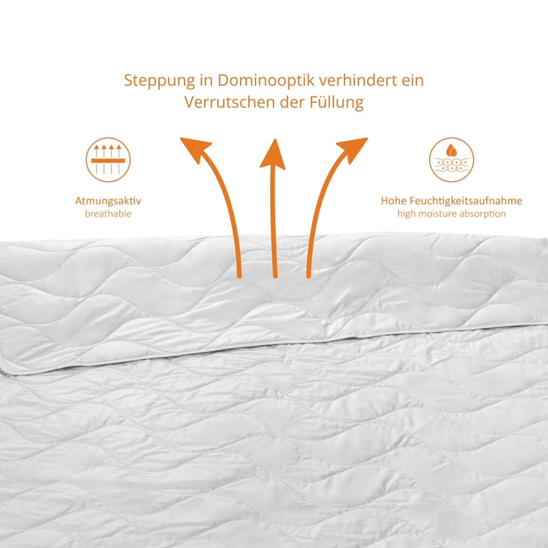 Summer blanket 200x220, wild silk blanket 200 x 220, light summer duvet, silk blanket with 100% wild silk, cover 100% cotton, Made in Germany, Ökotex, washable at 40 degrees.