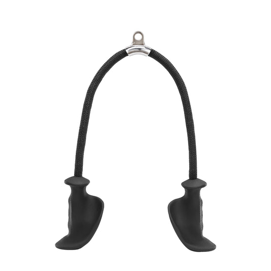 JASPORT ergonomic tricep rope for indoor strength training to target triceps, back, abs, for power rack, smith machine, home gym, anti-calluses...