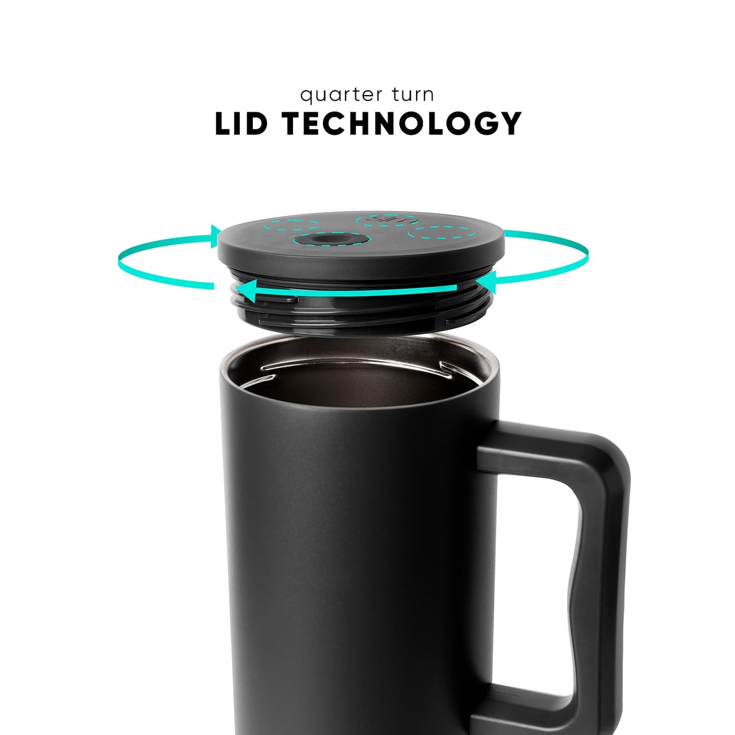 Simple Modern Thermo Cup with Straw and Handle | Insulated Stainless Steel Drinking Cup Iced Coffee Travel Mug | Gifts for Women and Men | Trek | 890ml | Raspberry Vibes