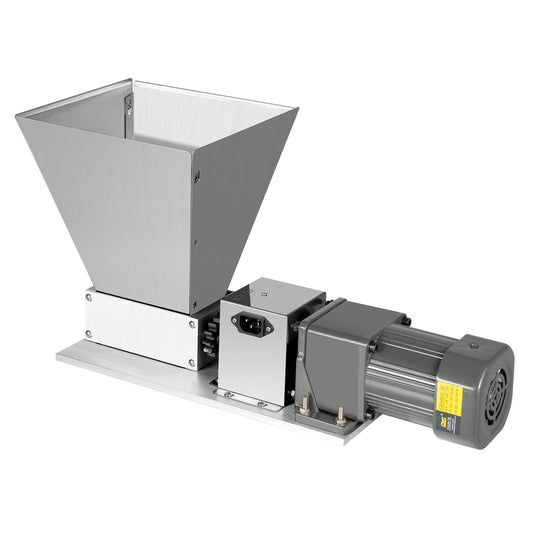 Grain mill, 220V Electric feed mill with Hopper Stainless Steel Malt mill Grain mill Kitchen machine Grain Grinder Home brewer for Grinding Barley Wheat