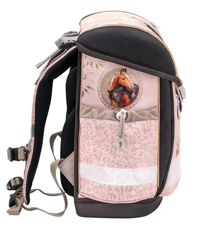 Belmil Classy school backpack set 4-piece (403-13/AG/S) (Horse Chestnut)