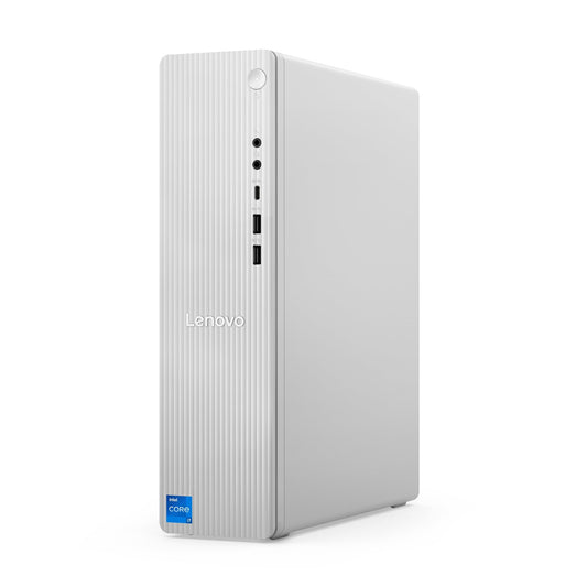 Lenovo IdeaCentre Tower Desktop PC 8L | Intel Core i3-14100 | 8GB RAM | 512GB SSD | Intel Graphics | Windows 11 Home | grey | QWERTZ | 3 months Premium Care