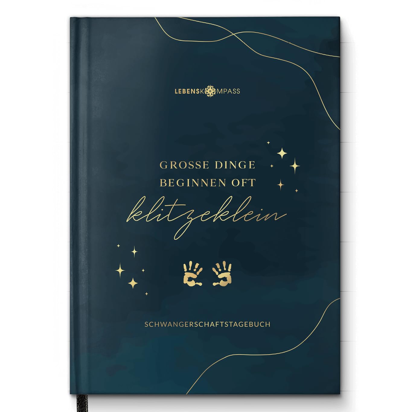 "Life Compass® Pregnancy Journal "TWINKLE" Pregnancy book for memories, reflection, and mindfulness - Pregnancy diary with space for photos and notes - A5"