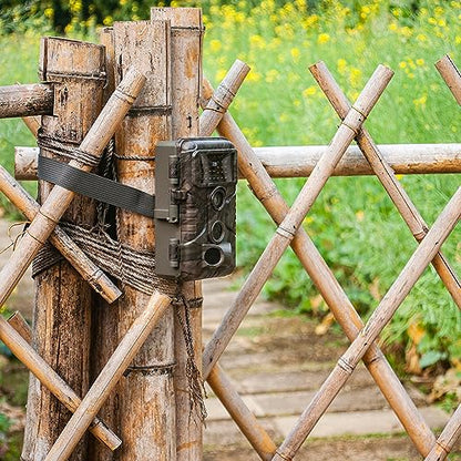 GardePro A3 trail camera 32MP 1296P H.264 HD video wildlife camera with clear 30m no glow infrared 0.1s fast trigger night vision motion sensor, 120° detection angle, IP66 waterproof