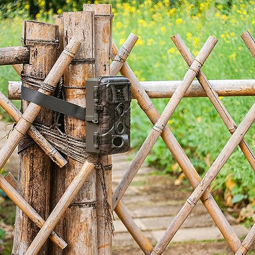 GardePro A3 trail camera 32MP 1296P H.264 HD video wildlife camera with clear 30m no glow infrared 0.1s fast trigger night vision motion sensor, 120° detection angle, IP66 waterproof