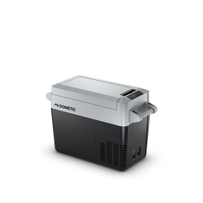 DOMETIC CFF 20 Compressor Cool Box - 21 liters - portable, energy-efficient, with LED interior lighting, digital temperature display, 12/24/230 V - for car, camping & outdoor.